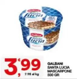 Sisa Galbani Santa Lucia Mascarpone offerta
