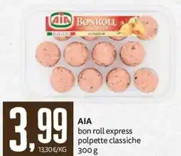 PRO7 Supermercati AIA bon roll express polpette classiche offerta