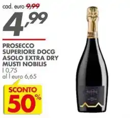 Italmark Prosecco superiore docg asolo extra dry musti nobilis offerta