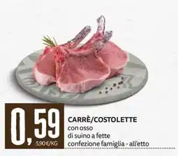 PRO7 Supermercati Carrè/costolette di suino offerta