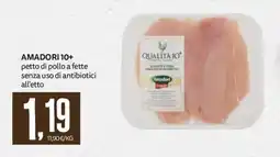 PRO7 Supermercati petto di pollo Amadori 10+ offerta