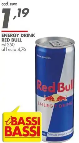 Italmark Energy drink Red Bull offerta