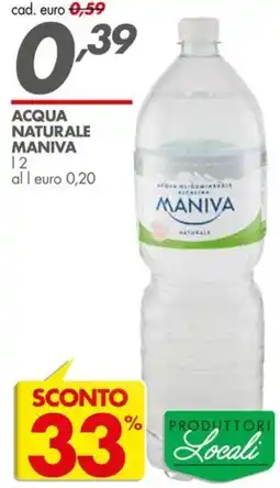 Italmark Acqua naturale Maniva offerta