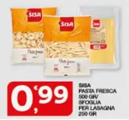 Sisa SISA pasta fresca sfoglia per lasagna offerta