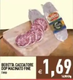 Pim Supermercati Beretta Cacciatore Dop Macinato Fine offerta