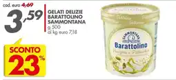 Italmark Gelati Delizie Barattolino Sammontana offerta