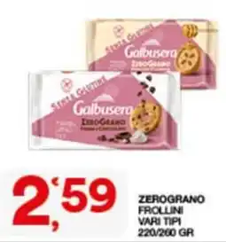 Sisa Galbusera Zerograno Frollini offerta