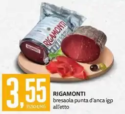 PRO7 Supermercati Rigamonti bresaola punta d'anca igp offerta