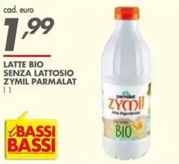 Italmark Latte bio senza lattosio Zymil Parmalat offerta