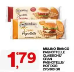 Sisa Mulino Bianco Pagnottelle Classiche/Gran Pagnottelle/Hot Dog offerta