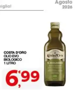Sisa Costa d'Oro olio Evo biologico offerta