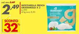 Italmark Mozzarella Fresca Granarolo offerta