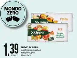 PRO7 Supermercati Zuegg Skipper succhi senza zuccheri offerta