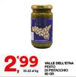 Sisa Valle dell'Etna pesto di pistacchio offerta