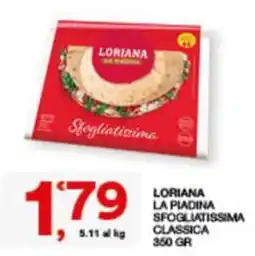 Sisa Loriana la piadina sfogliatissima classica offerta