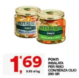 Sisa Peperuzza insalata per riso Ponti offerta