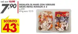 Italmark Insalata di mare con verdure Gran Menu Mancin offerta
