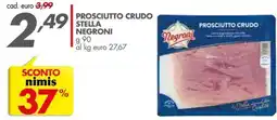 Italmark Prosciutto crudo Stella Negroni offerta