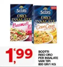 Sisa Scotti riso oro per insalate offerta