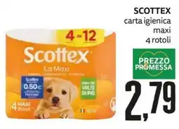 PRO7 Supermercati Scottex carta igienica maxi offerta