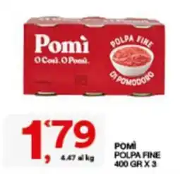 Sisa Pomi polpa fine di pomodoro offerta