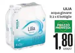 PRO7 Supermercati Lilia acqua giovane offerta