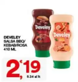 Sisa Develey salsa BBQ/kebab/rosa offerta