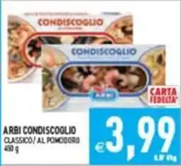 Pim Supermercati Arbi condiscoglio classico offerta