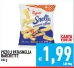 Pim Supermercati Pizzoli Pata Snella Barchette offerta