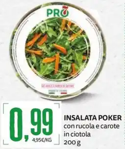 PRO7 Supermercati Insalata Poker con rucola e carote offerta
