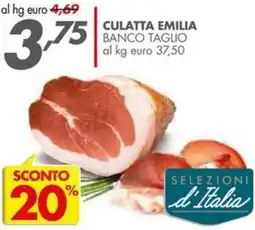 Italmark Culatta Emilia Banco Taglio offerta