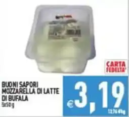Pim Supermercati Buoni Sapori Mozzarella di Latte di Bufala offerta