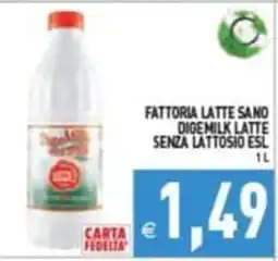 Pim Supermercati Fattoria Latte Sano Digemilk Latte Senza Lattosio Esl offerta