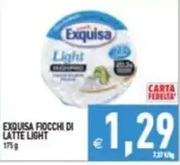 Pim Supermercati Exquisa fiocchi di latte light offerta