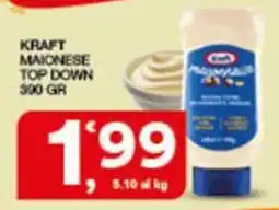 Sisa Kraft maionese top down offerta
