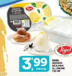 Sisa Sigel granita siciliana al limone offerta