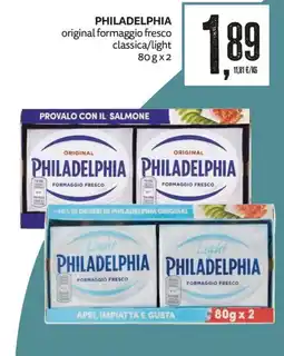 PRO7 Supermercati Philadelphia formaggio fresco offerta