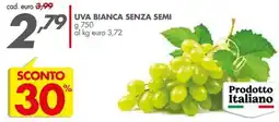 Italmark Uva bianca senza semi offerta