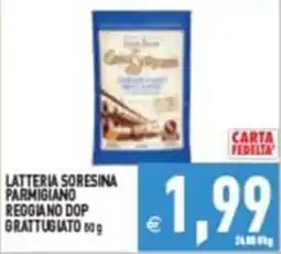 Pim Supermercati Latteria Sorensina Parmigiano Reggiano Dop Grattugiato offerta