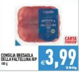 Pim Supermercati Consilia bresaola della valtellina igp offerta