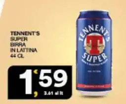 Sisa Tennent's Super Birra offerta