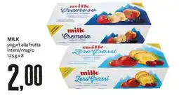 PRO7 Supermercati Milk yogurt alla frutta intero/magro offerta