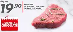 Italmark Tagliata di bovino adulto con rosmarino offerta