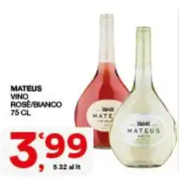 Sisa Mateus vino rosé/bianco offerta