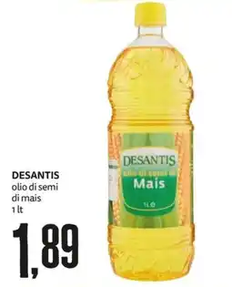 PRO7 Supermercati Desantis olio di semi di mais offerta