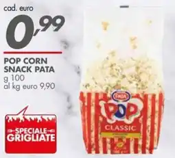 Italmark Pop corn snack pata offerta