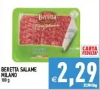 Pim Supermercati Beretta salame milano offerta