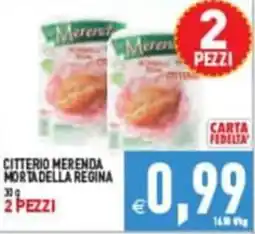 Pim Supermercati Citterio merenda morta della regina offerta