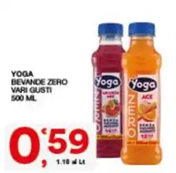 Sisa Yoga bevande zero vari gusti offerta