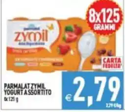 Pim Supermercati Parmalat Zymil Yogurt Assortito offerta